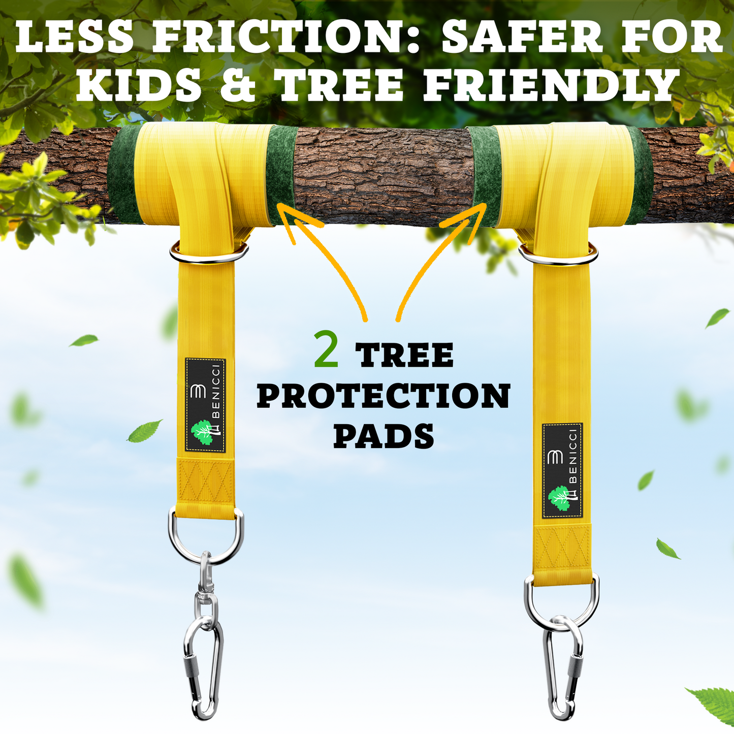 Safe Tree Swing Hanging Kit (Set of 2)